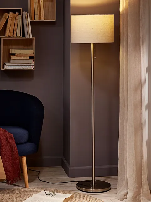 Gulvlampe KRISTOF H145cm stål