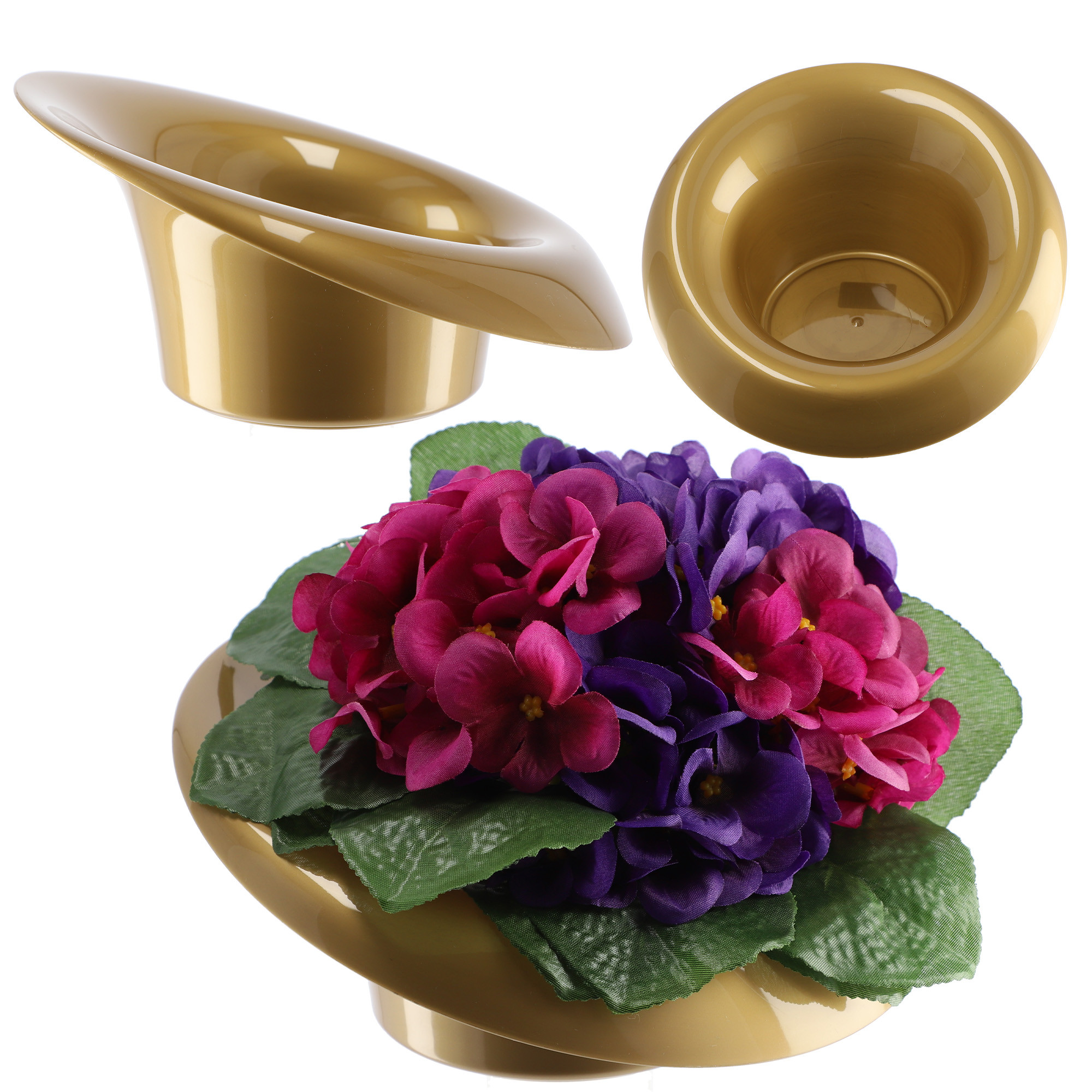 Doniczka Osłonka Ikebana Kompozycja Kolory 12cm