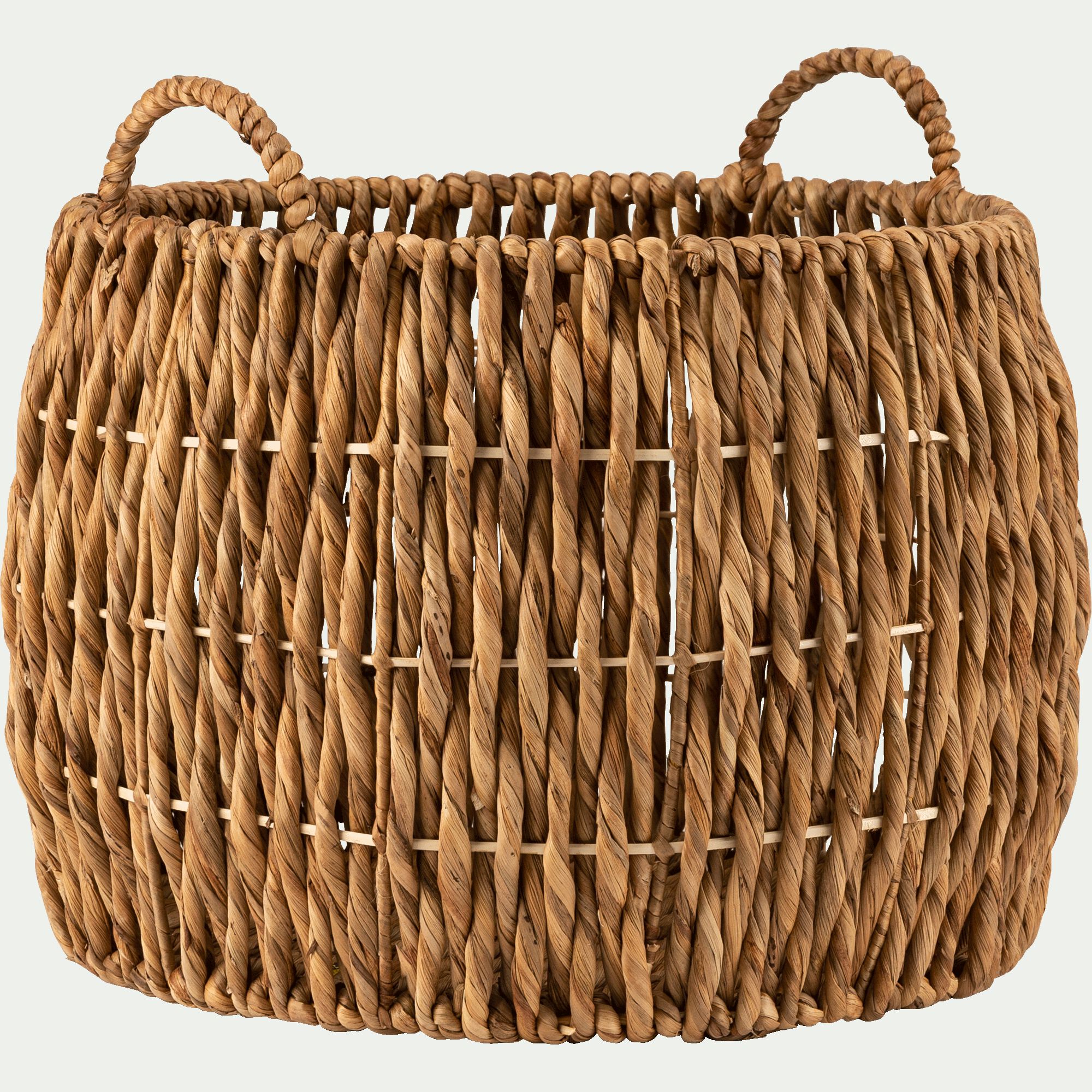 HAYE - Panier rond en jonc de mer tressé H37xD45cm - naturel