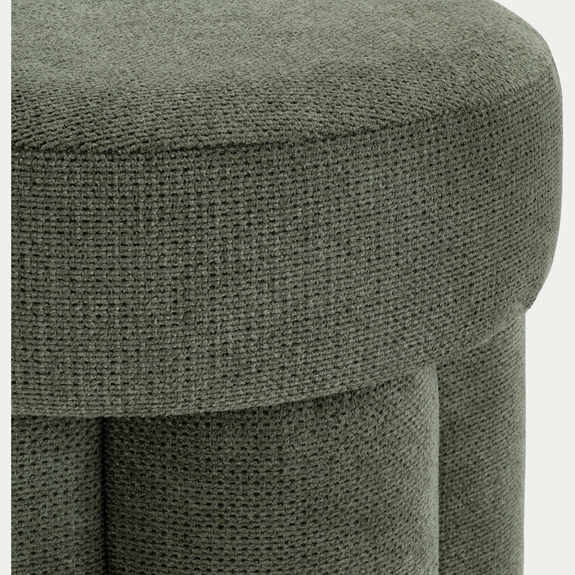 SHAN - Pouf en tissu D38cm - vert