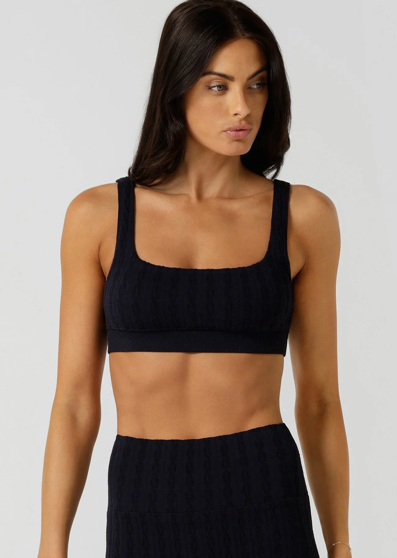 Cable Seamless Sports Bra
