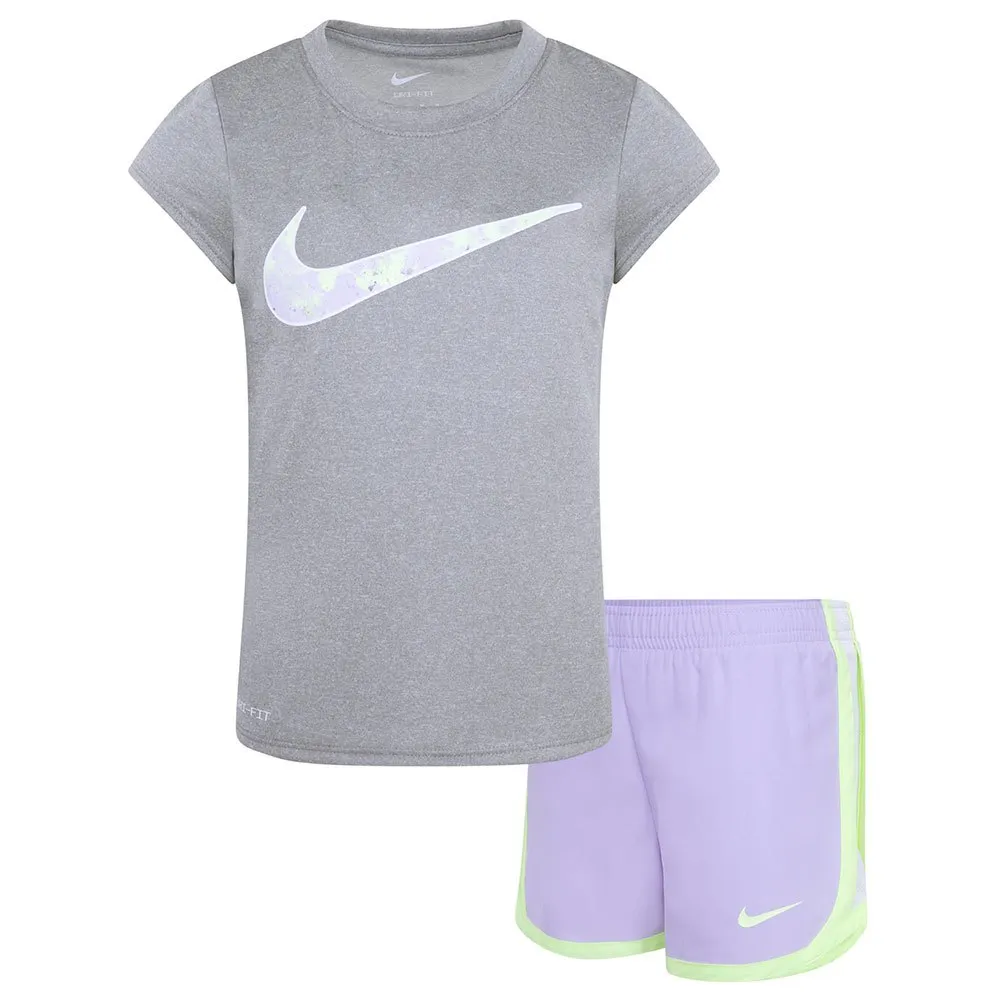 Nike Printed Clutempo short sleeve set