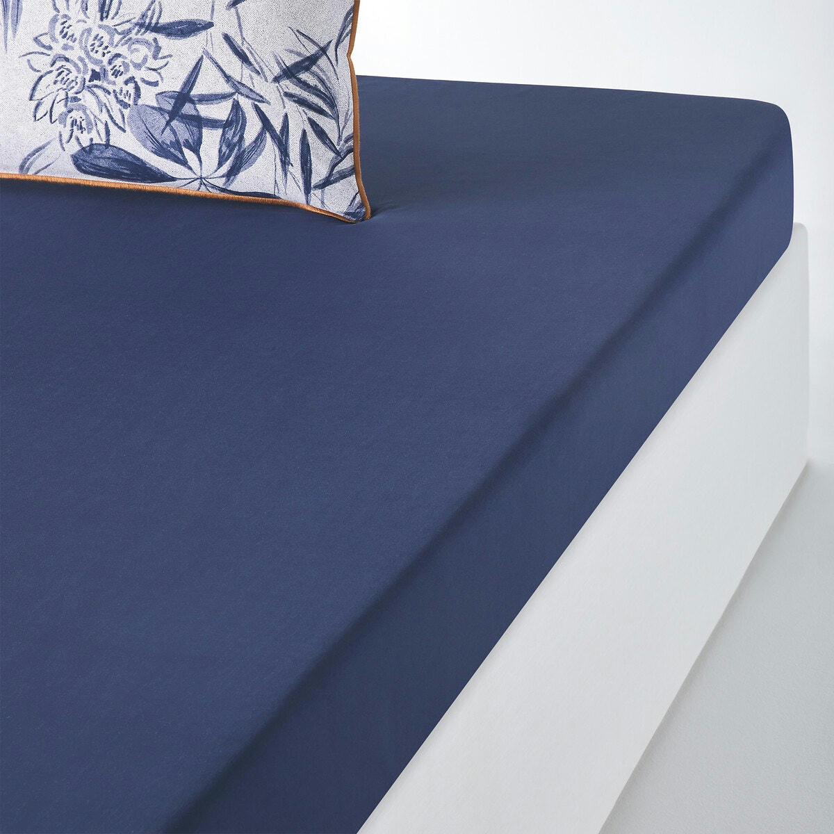 Drap housse percale de coton bonnet 30 cm, Mishima