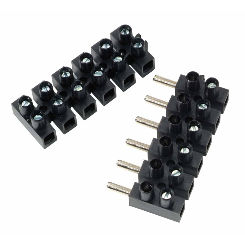 Barrette de connexion noire avec fiche 2,5 mm PROFILE
