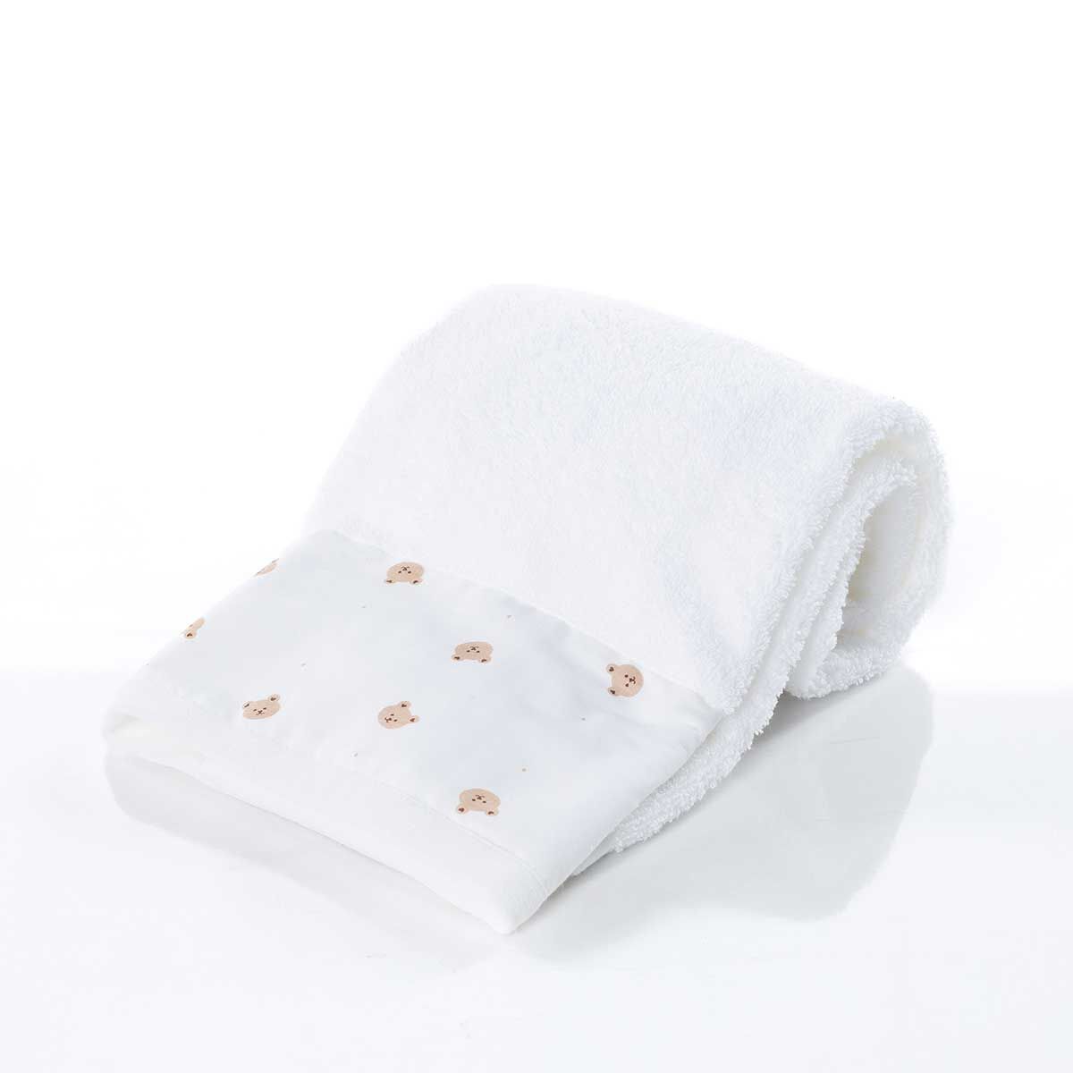 Toalha de mãos ursinhos 50x90cm