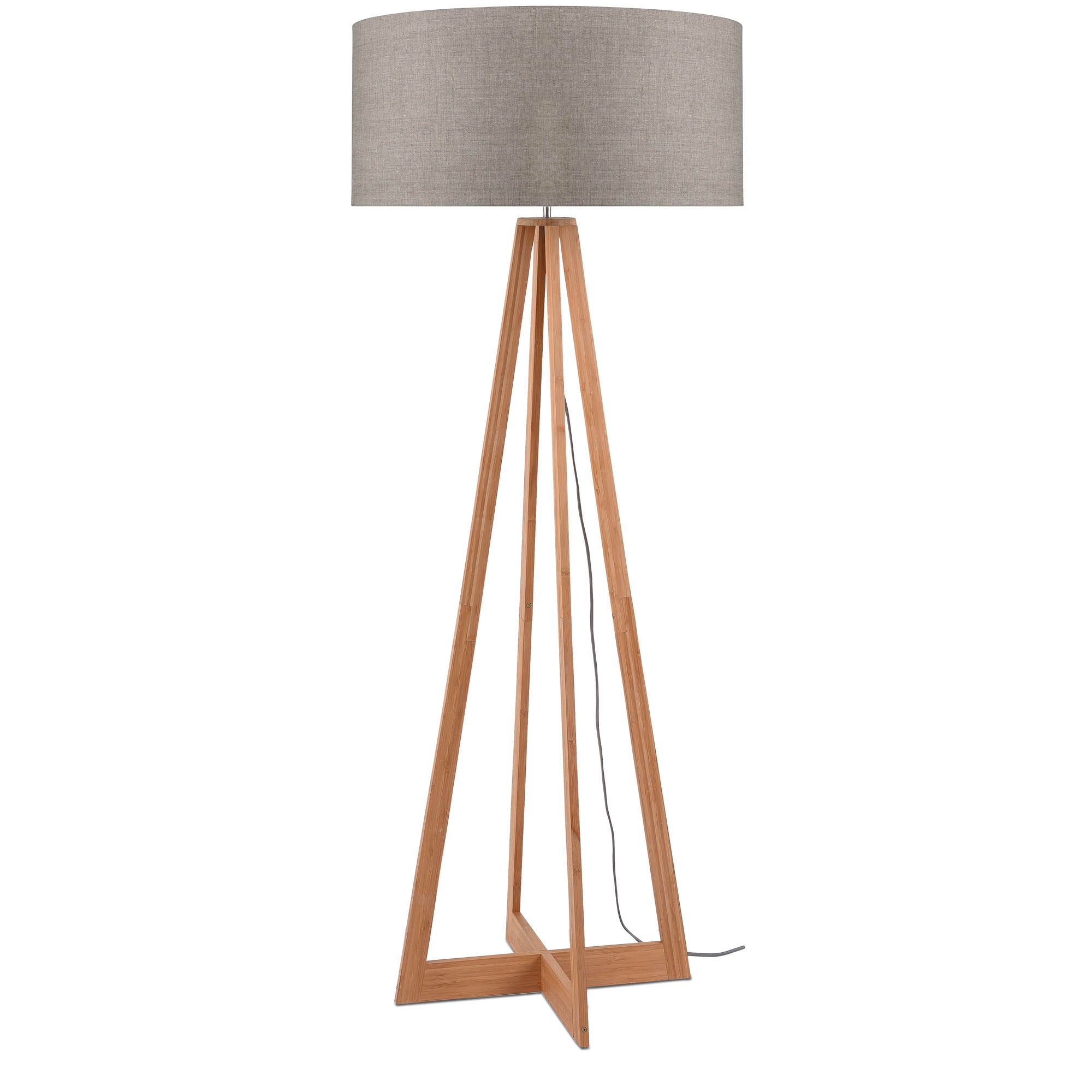 GOOD&MOJO vloerlamp Everest - taupe - Ø60cm
