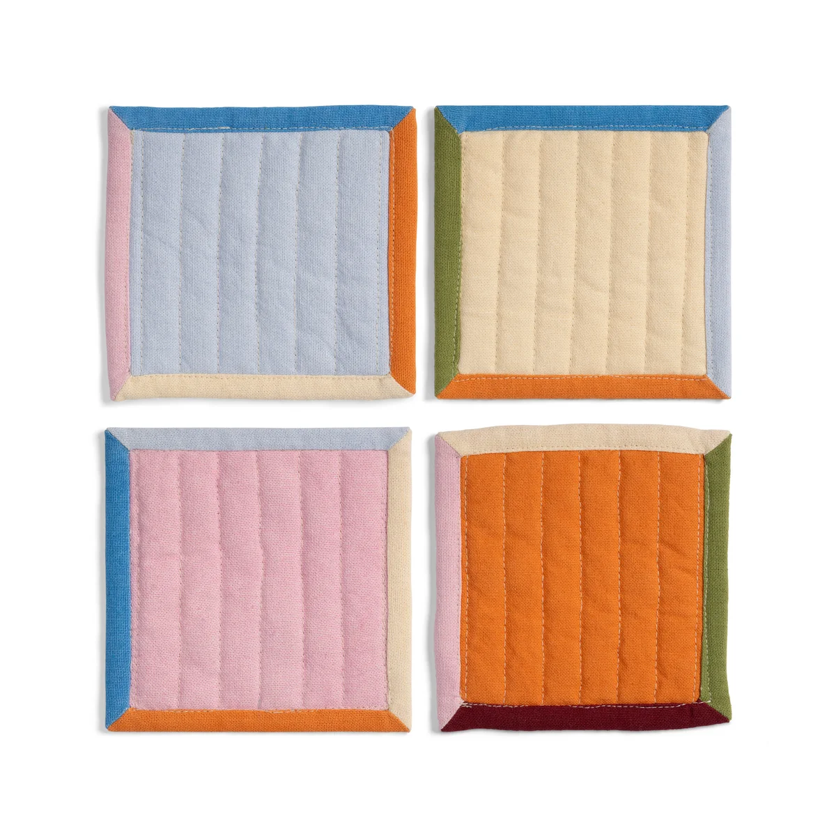 &klevering - Stitch Glasuntersetzer, 12 x 12 cm (4er-Set)