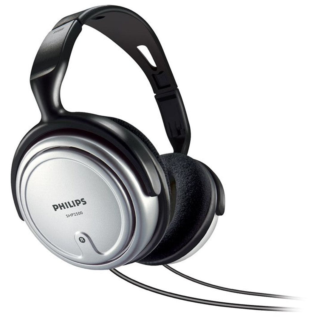 Philips SHP2500 Indoor Corded TV Studio Headphones