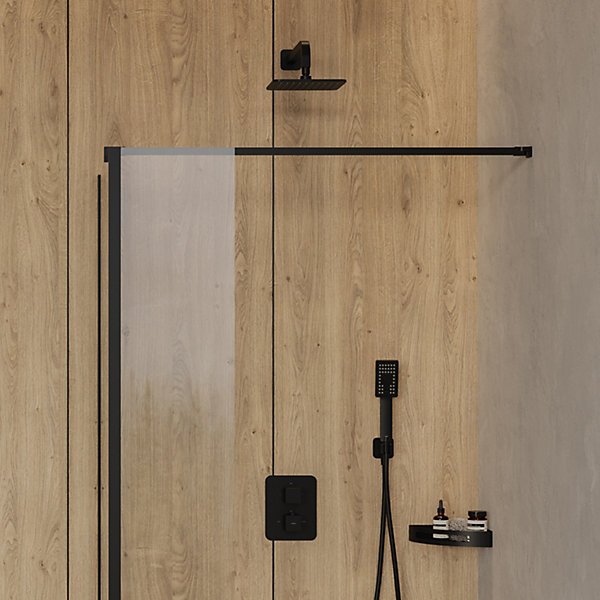 Mélangeur thermostatique à encastrer - Noir Mat - avec Crochet OFFERT - PARMA