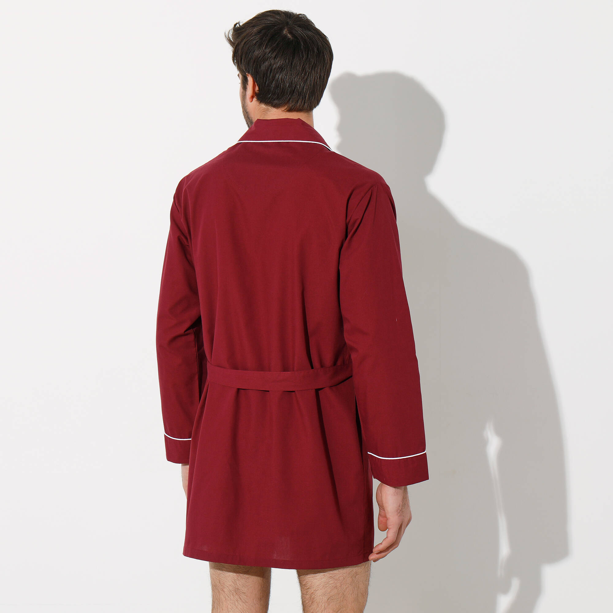 Veste de pyjama popeline boutonnée