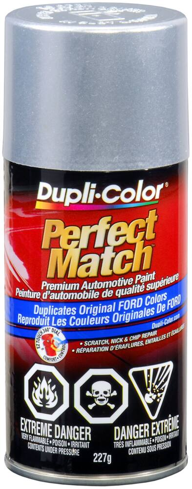 Dupli-Color Perfect Match Premium Acrylic Lacquer Automotive Aerosol Spray Paint, Silver Frost (TS), 227-g