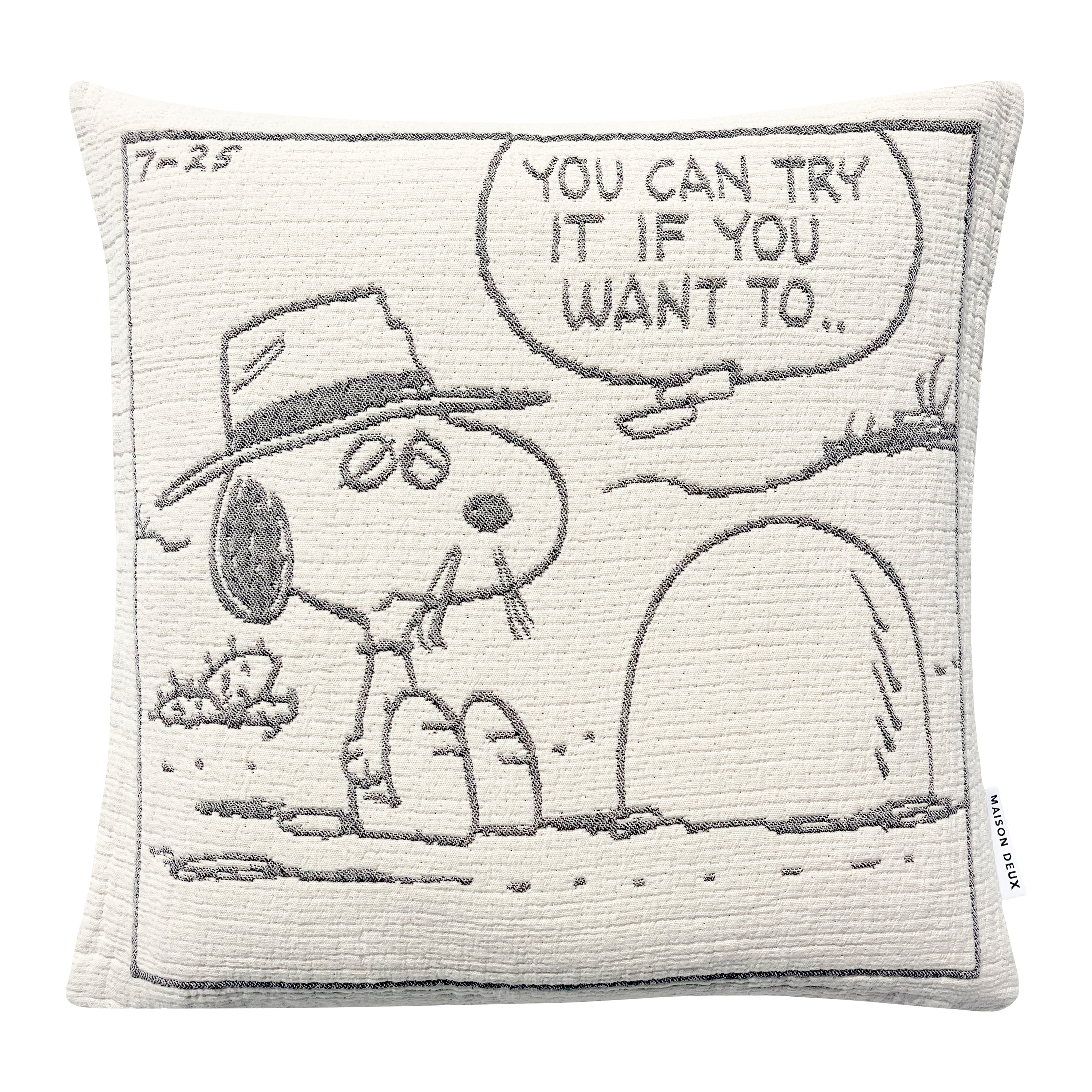 Maison Deux Peanuts Kussenhoes - Steen