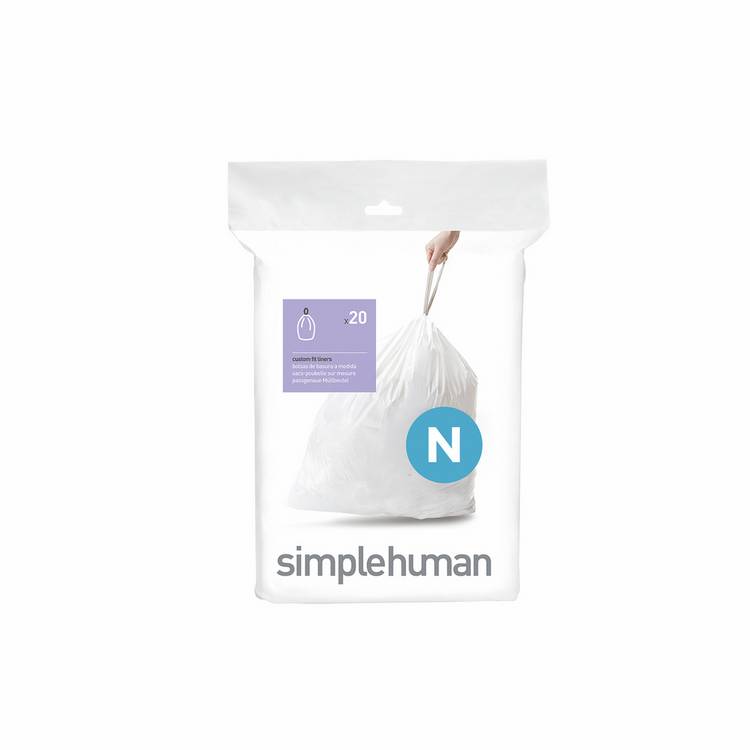Simplehuman 50L Code N Bin Liners - Pack of 100