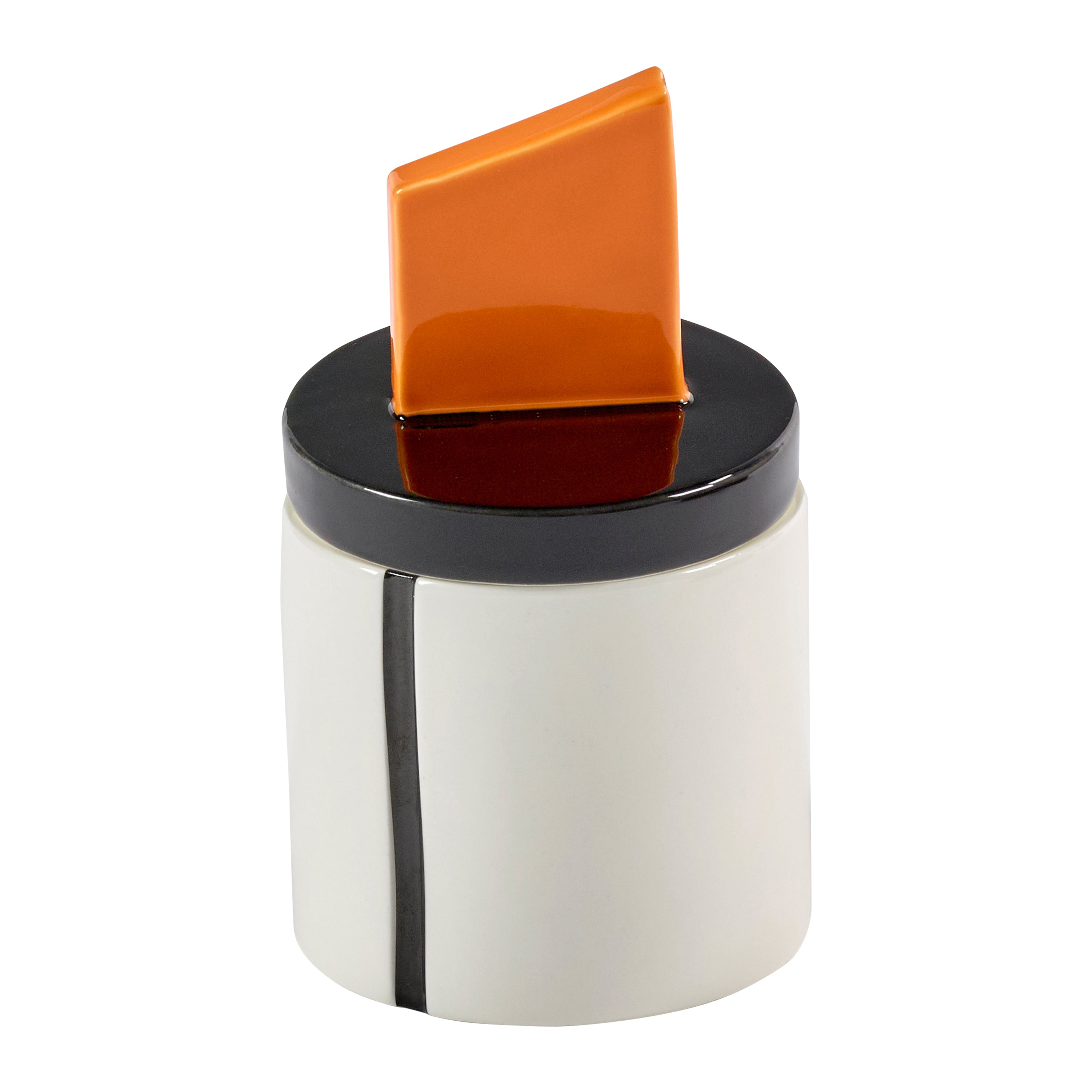 SERAX - Carolina Castiglioni - Plan C Geurkaars Ø 8,5 cm - Zwart/Oranj