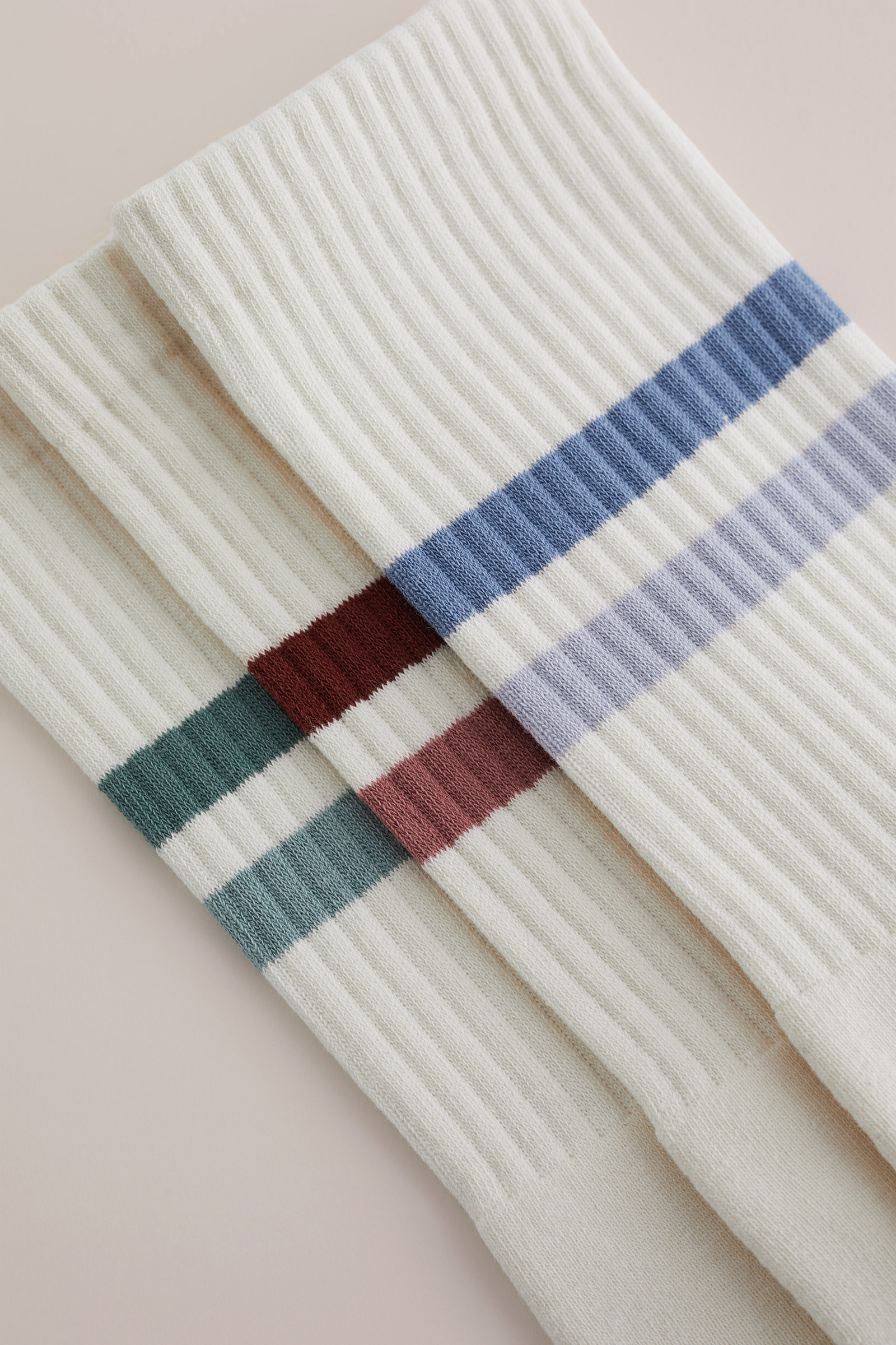 Heren sokken met streep, 3-pack