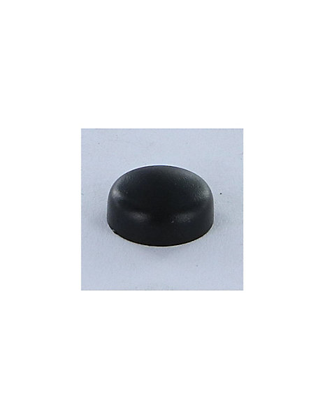 Cache vis Tête cylindrique bombée TCB Vis tôle DE4.8 Nylon RAL9005 noir foncé - 30 pièces
