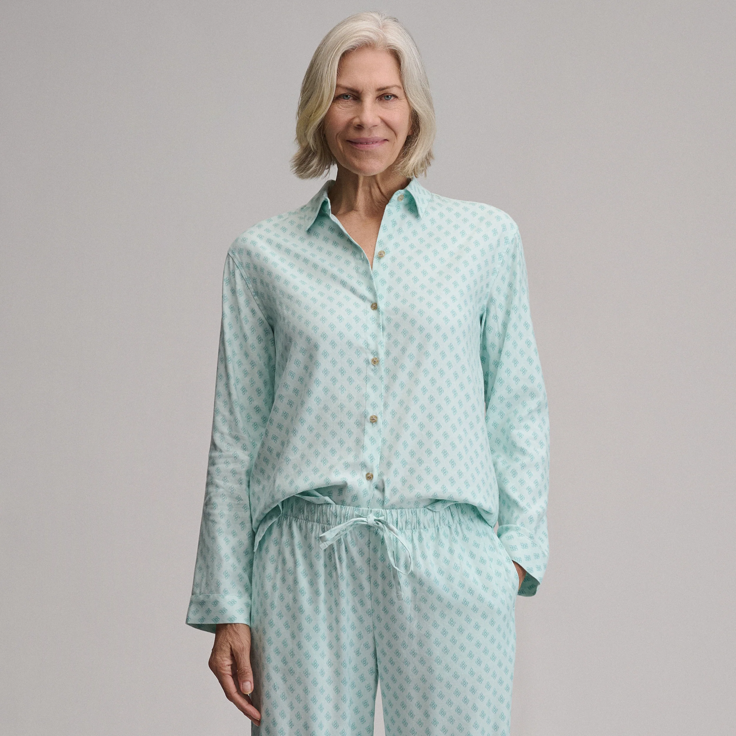 Women's Long-Sleeve Softened Sleep Shirt