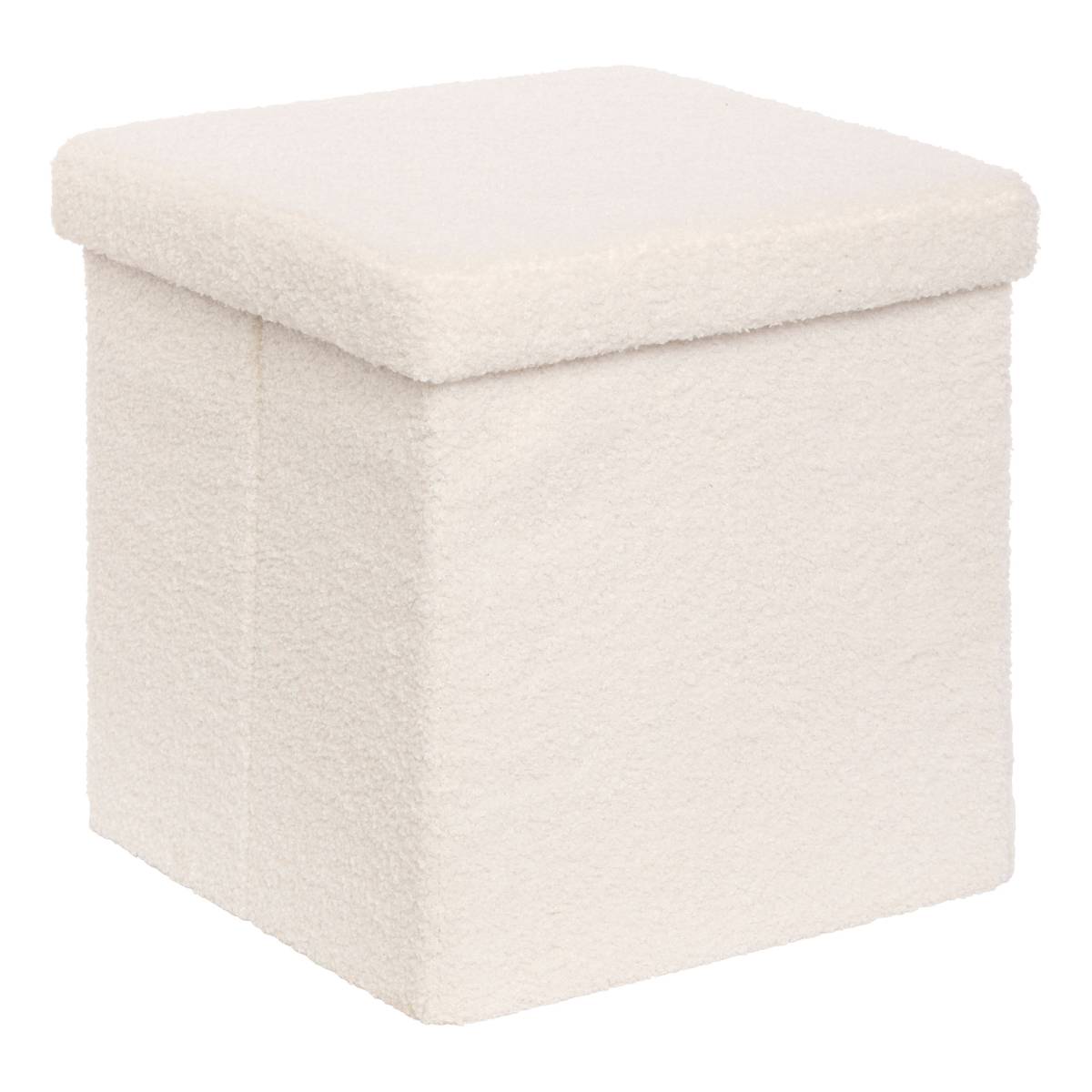 Pouf "Jaiko" White, 38x38 cm