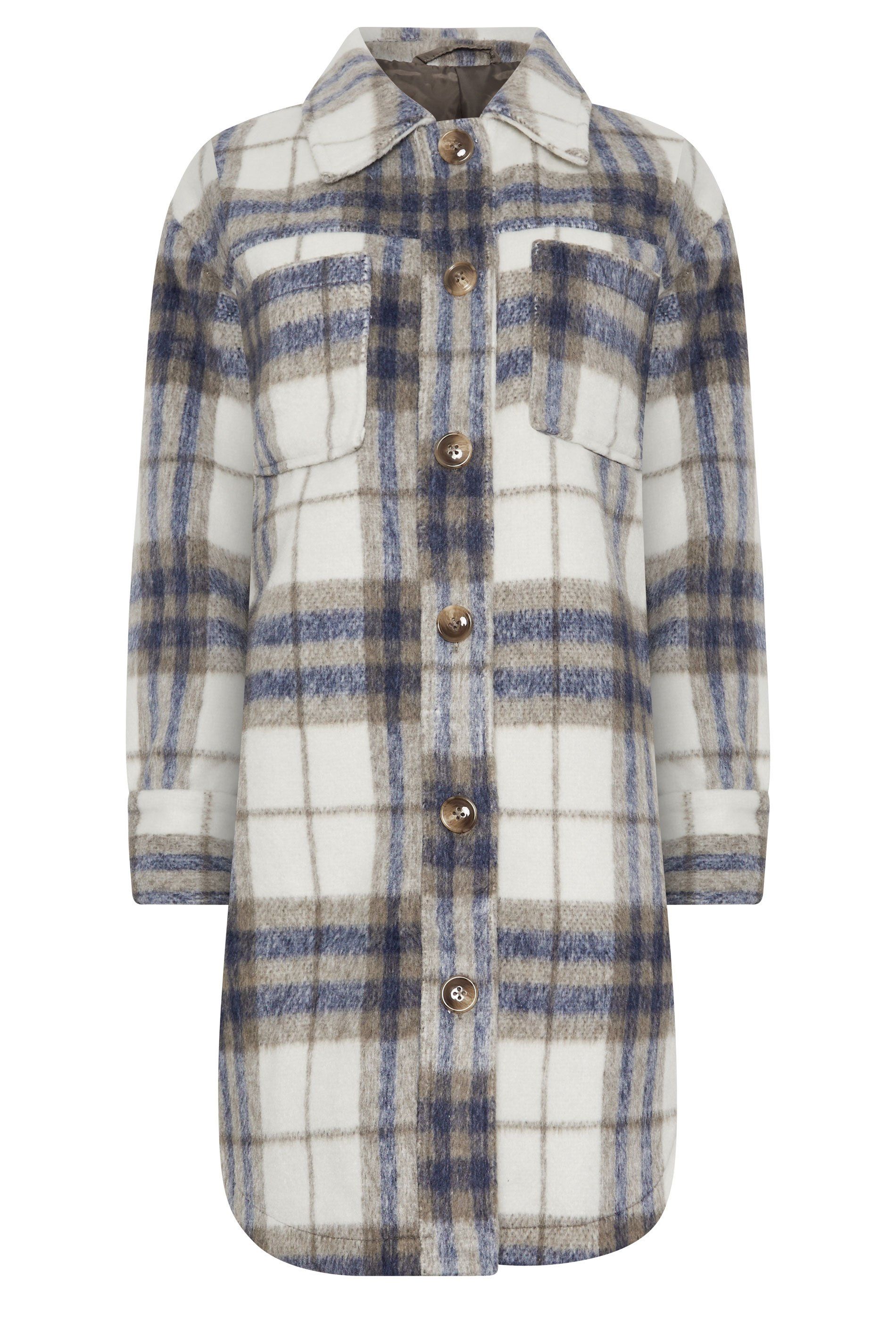 PixieGirl Petite Longline Printed Shacket