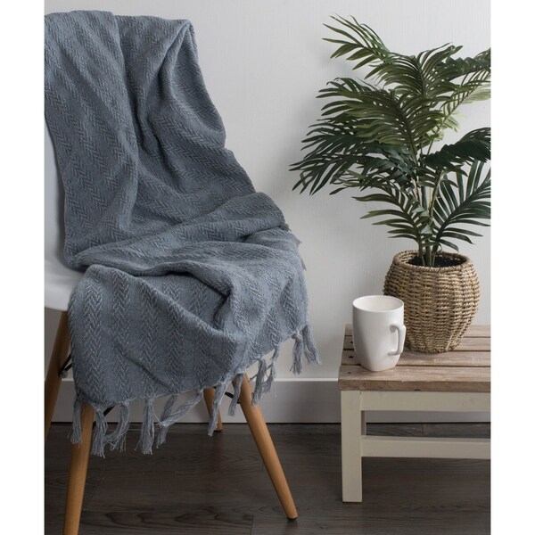 DII X-Diamond Geometric Decorative Throw
