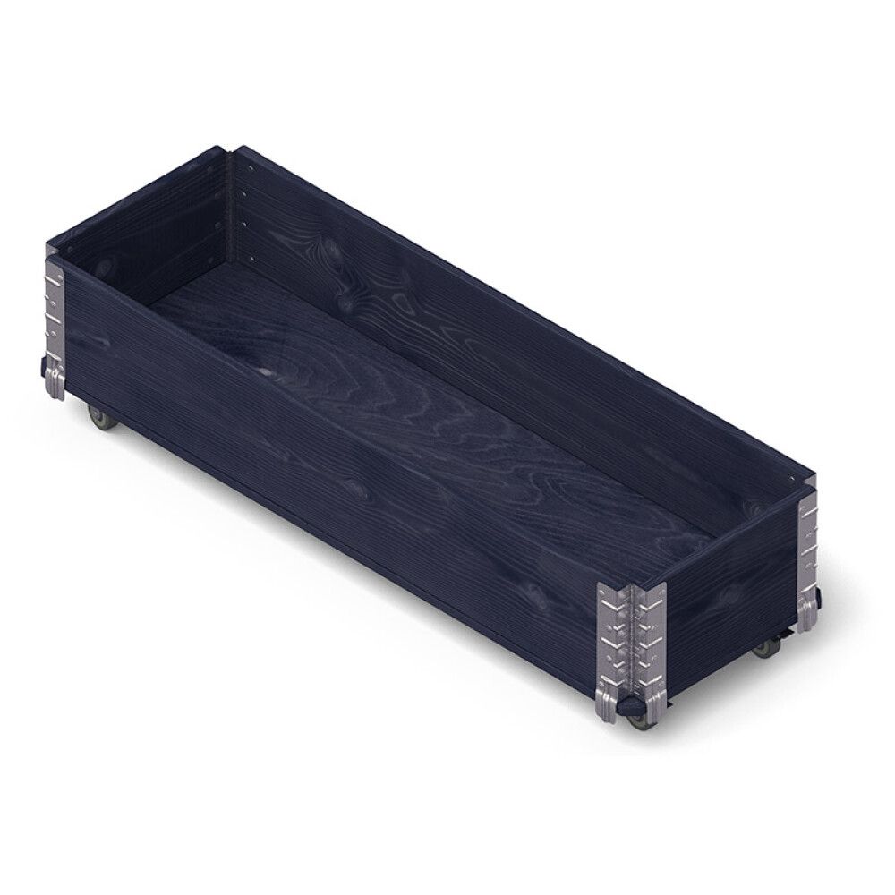 PLANTEKASSE 120X40X19,5CM SVART