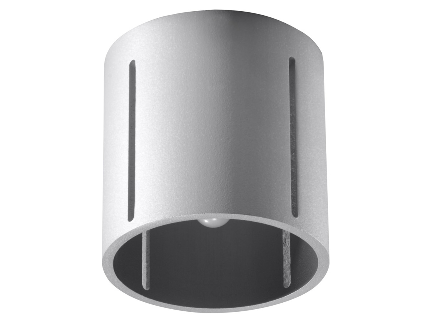 Plafon Inez aluminiowy szary