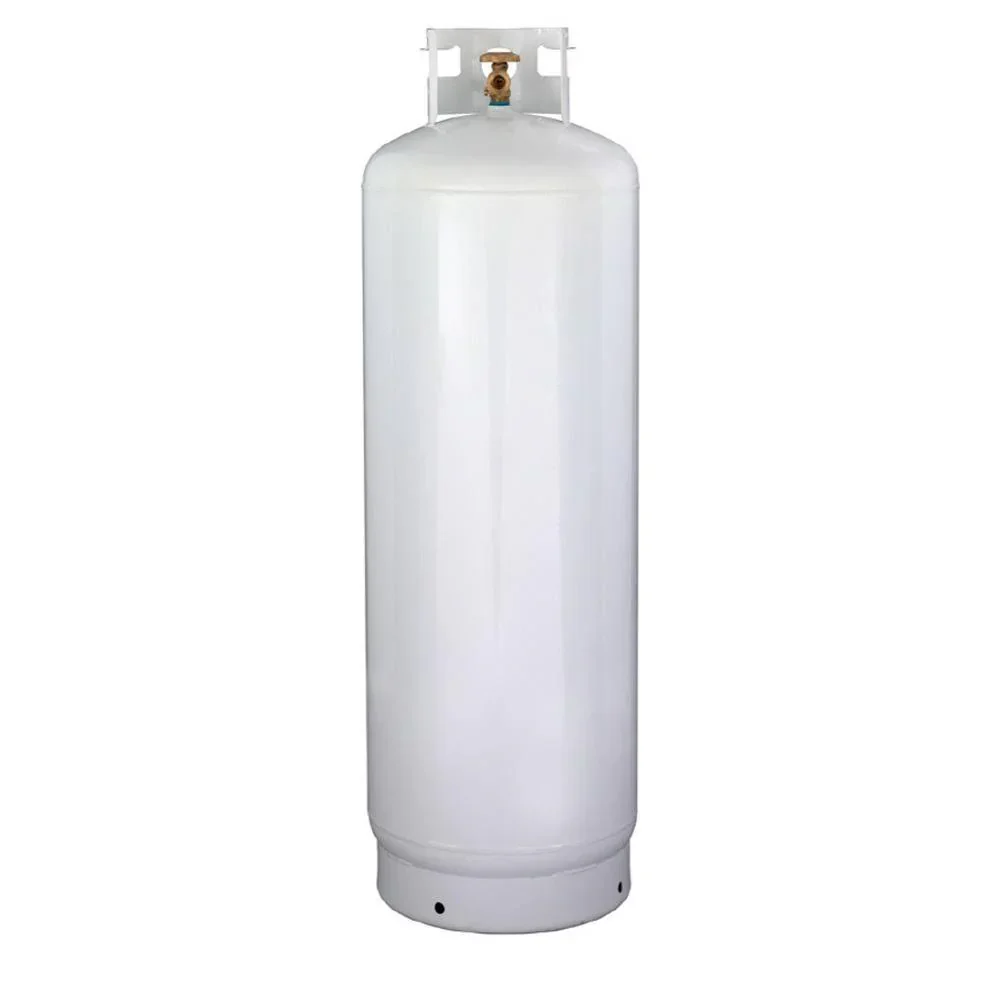 100LB 23 Gal Multi-Valve Propane Tank, High-Capacity Filler, for Heating, Fireplaces, Dryers  Grills