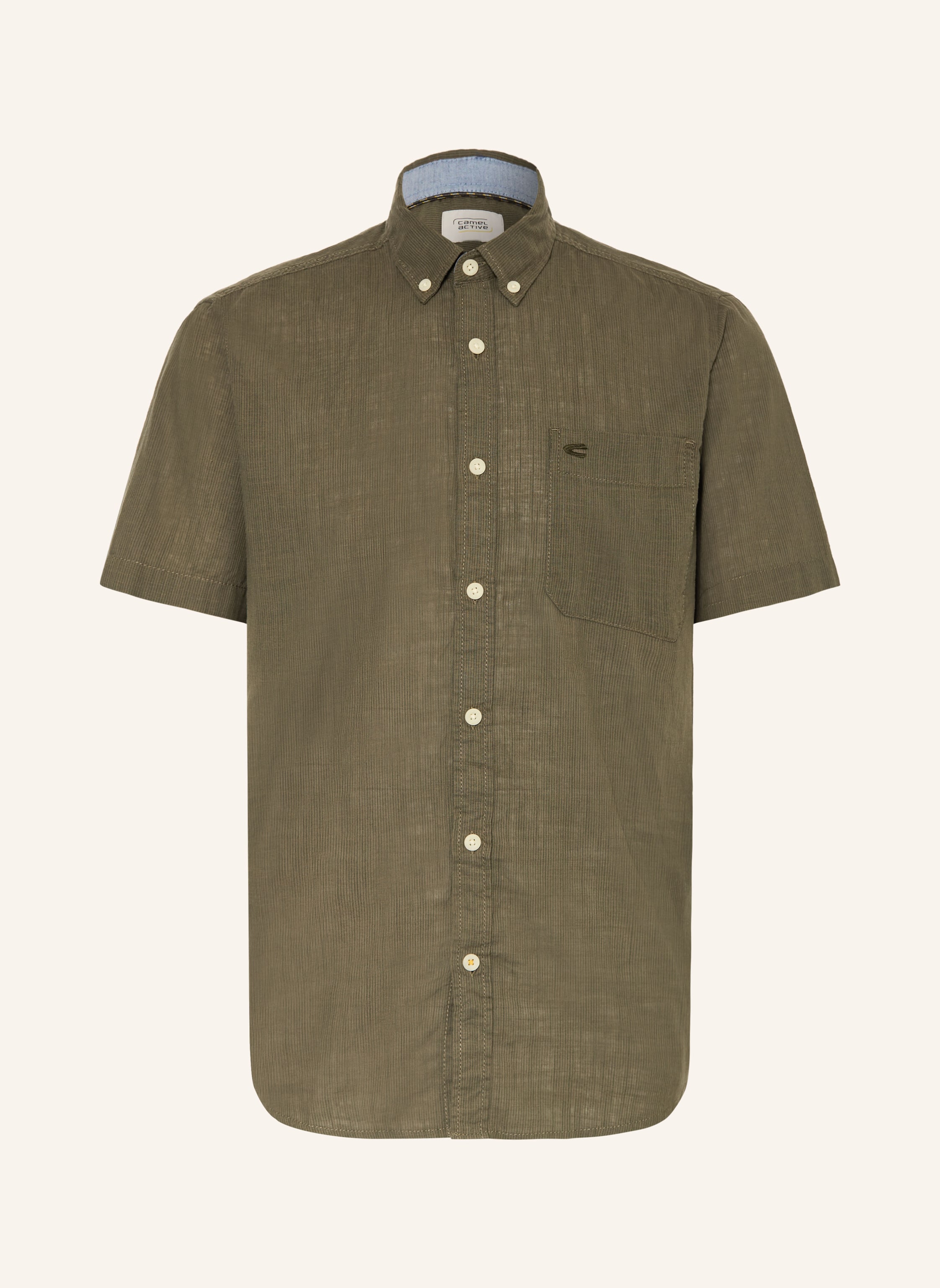 camel active Kurzarm-Hemd Regular Fit