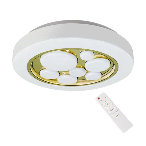 Plafon BUBBLES z pilotem okrągły biały LED 1x30W 39cm 2750lm IP20 Milagro