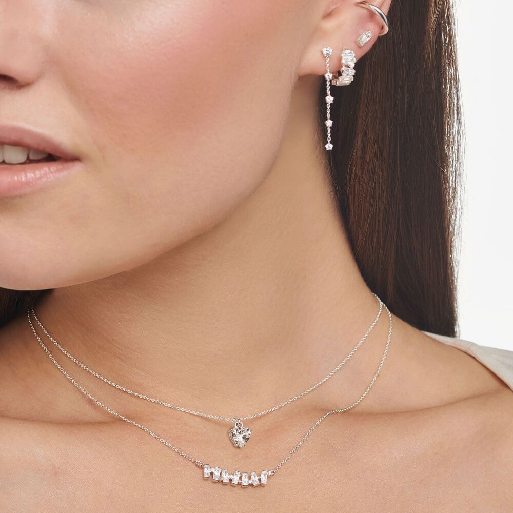 THOMAS SABO THOMAS SABO Sterling Silver Cubic Zirconia Necklace KE2095-051-14