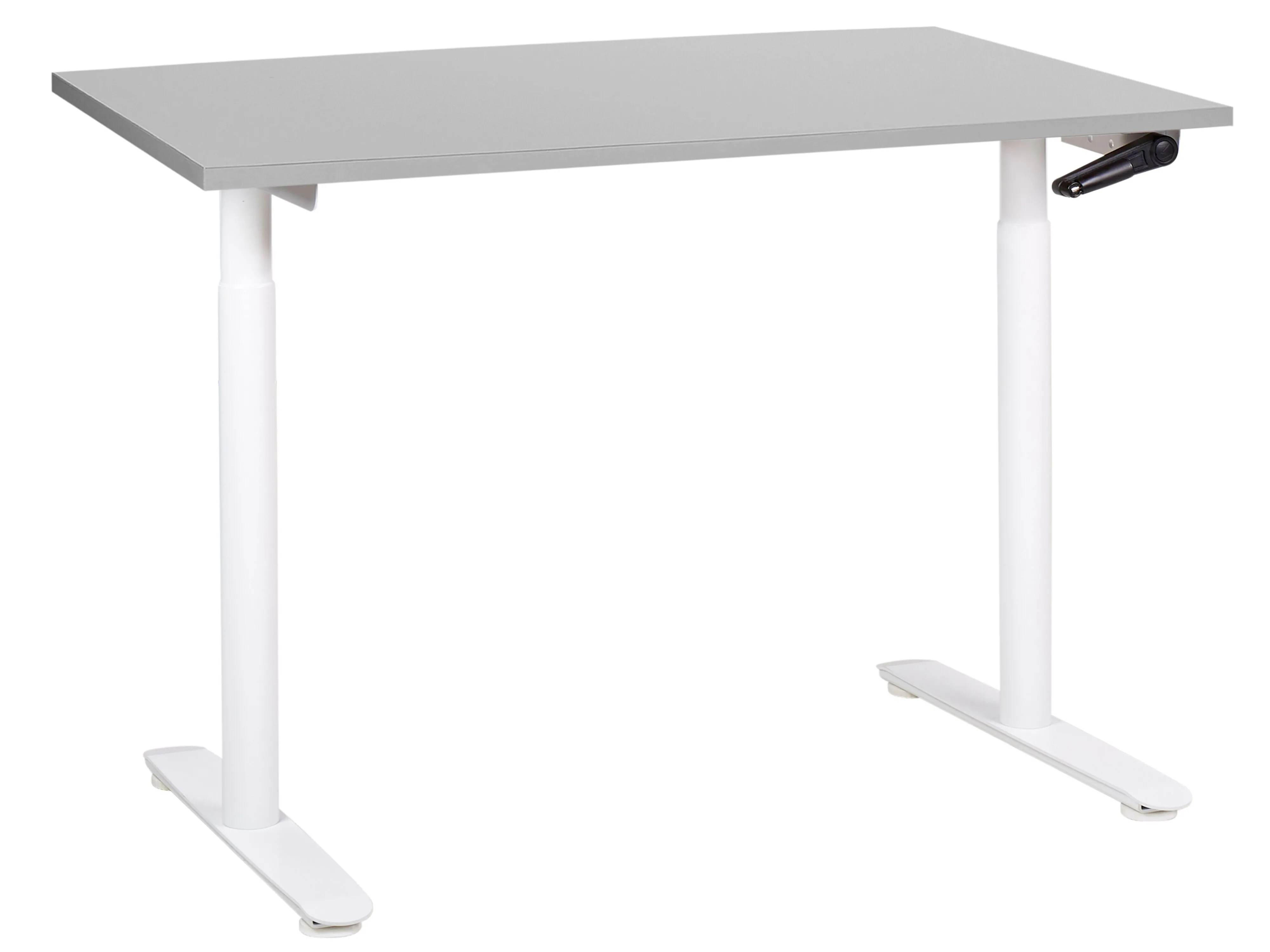 Manual Adjustable Standing Desk DESTINAS Grey/ White 120 cm 72 cm