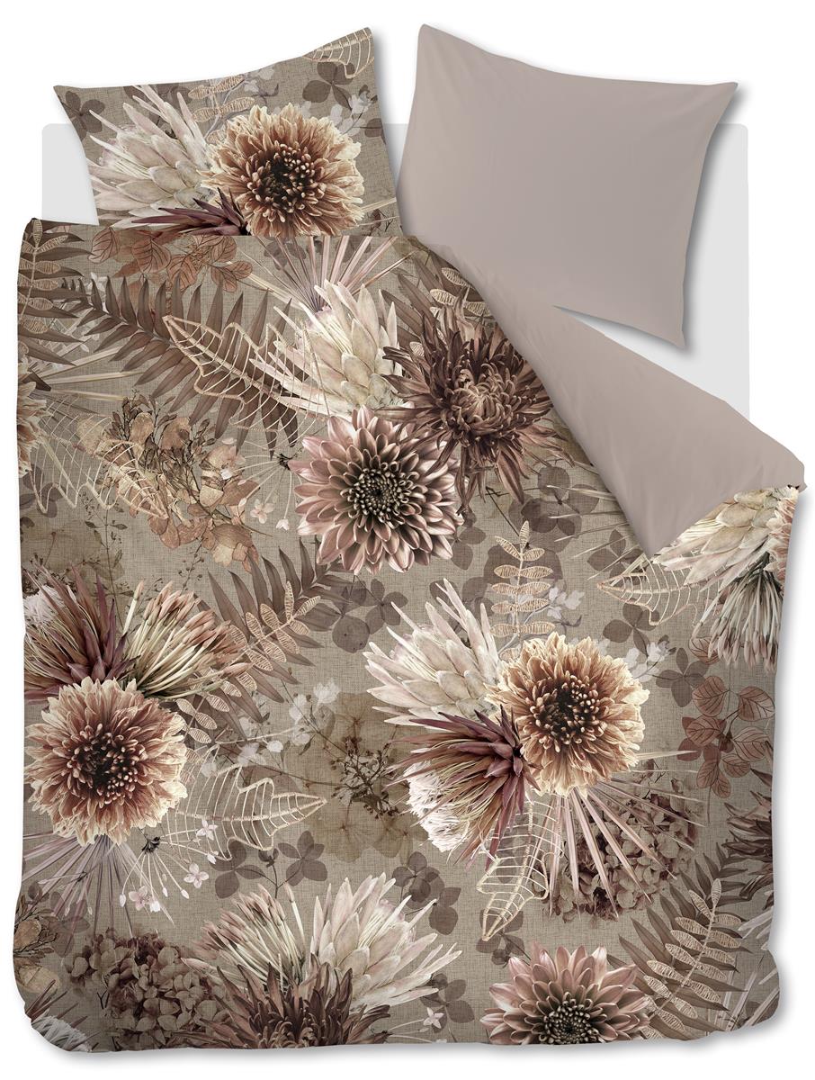 Rivièra Maison - Protea dekbedovertrek - Tweepersoons - 200x200/220 cm - Zand