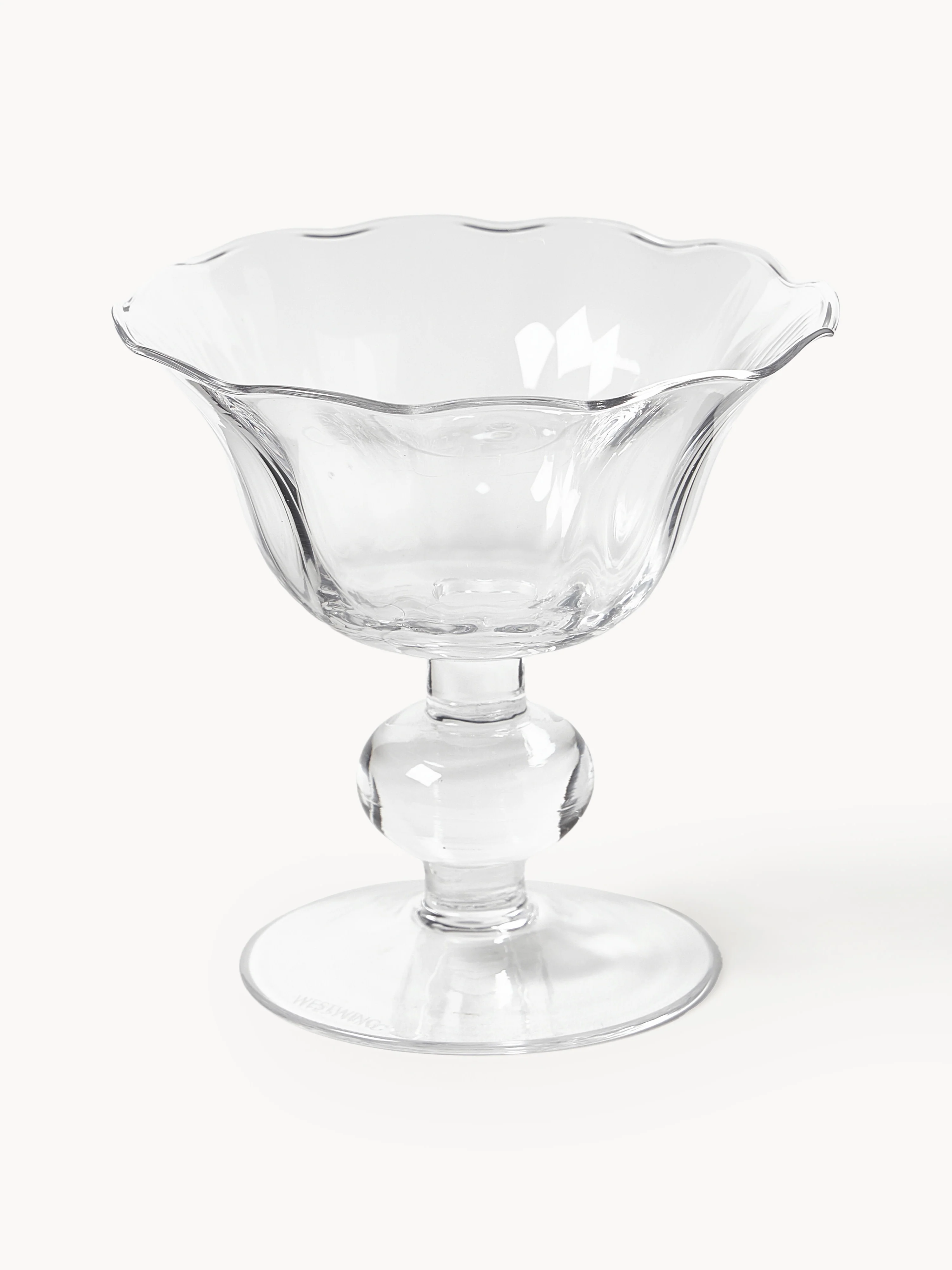 Mundgeblasene Eisbecher Tulya, 4er-Set