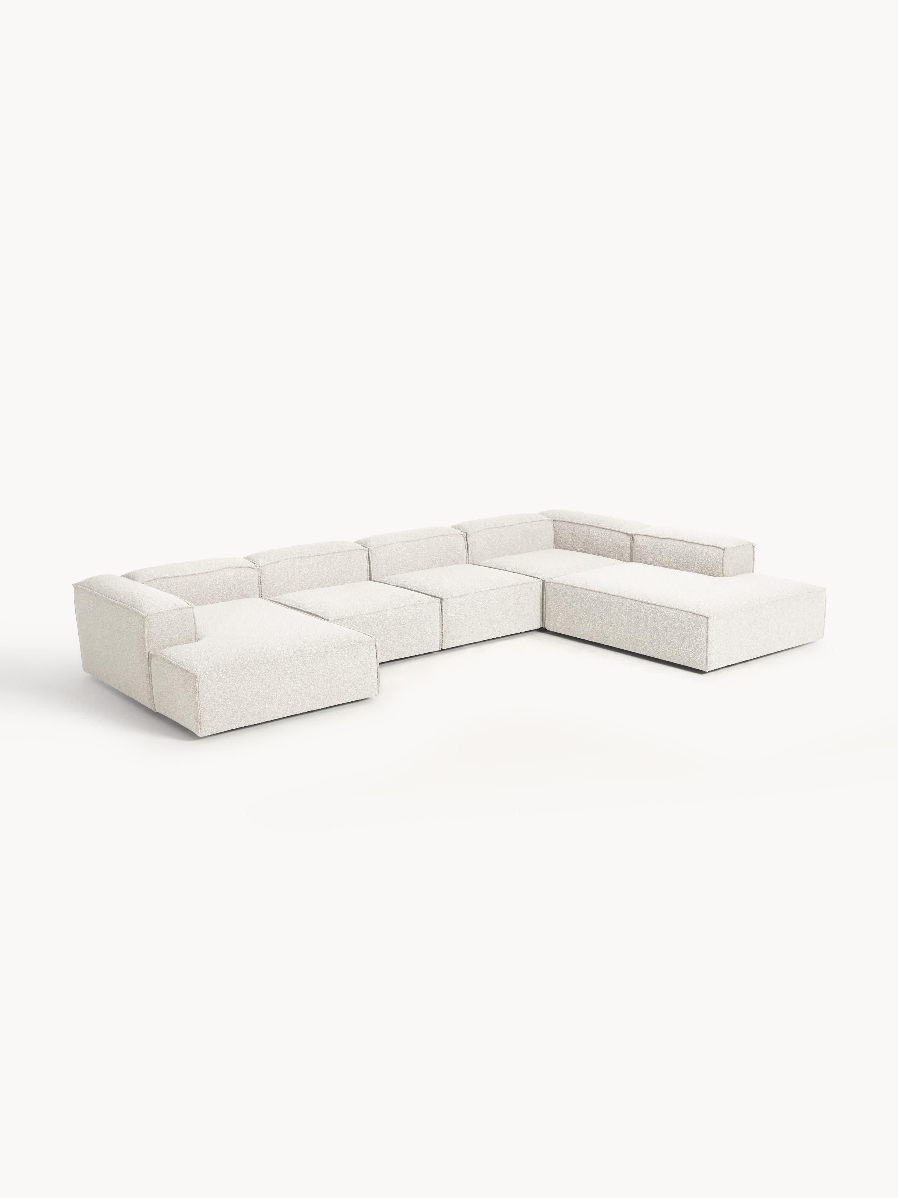 Modulares XL Sofa Lennon aus Bouclé