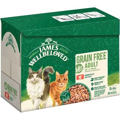 James Wellbeloved Grain Free Adult Cat Hypoallergenic Chicken