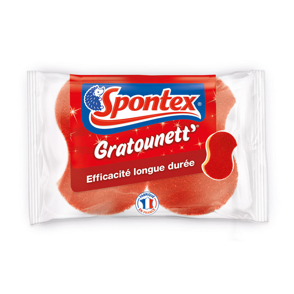 éponge Gratounette Spontex x 2
