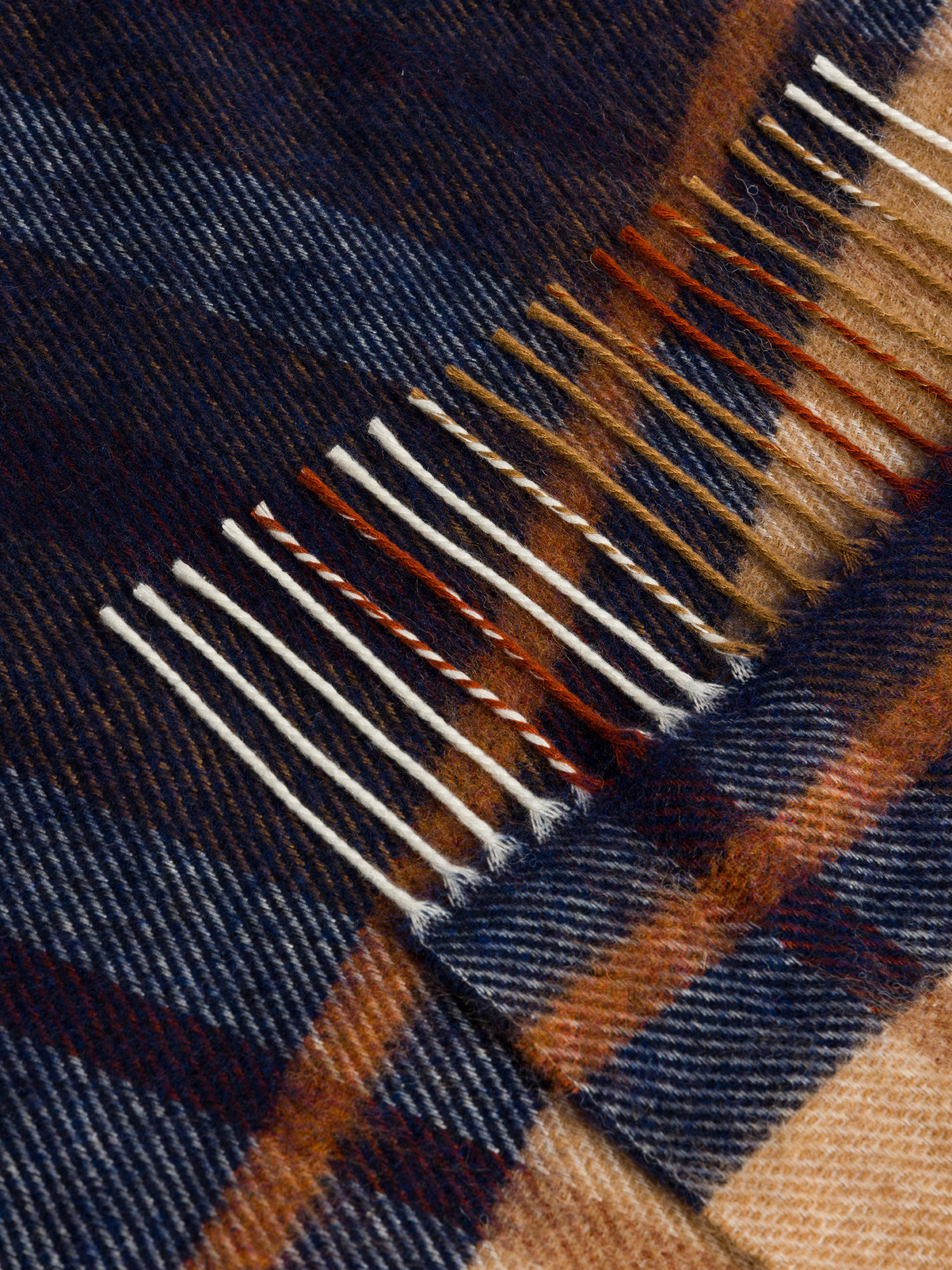 Plaid a quadri made in Italy