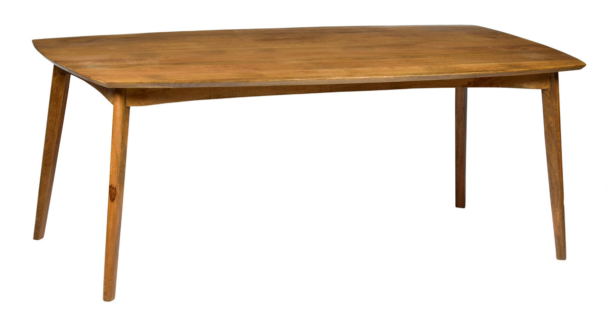 Livingfurn eetkamertafel Elias - 180cm - mangohout - bruin