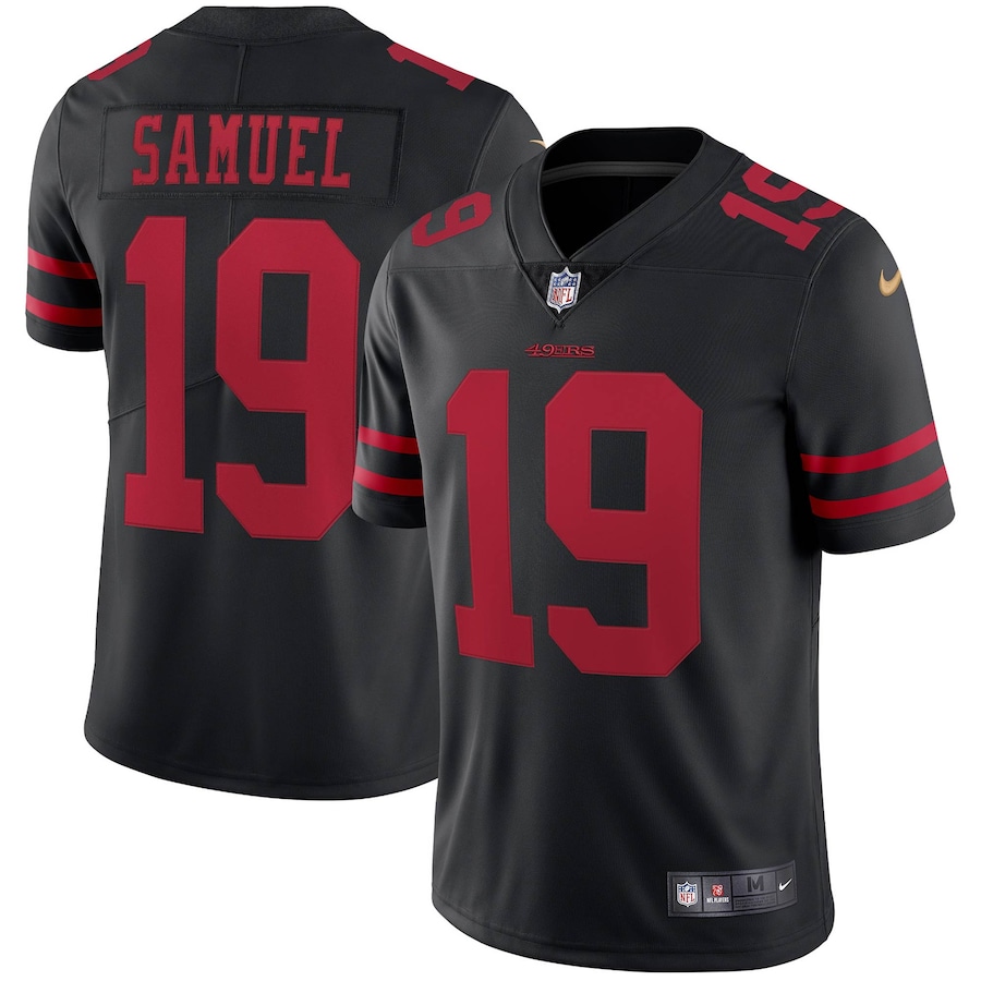 Men's San Francisco 49ers Deebo Samuel Nike Vapor Limited Jersey - Black