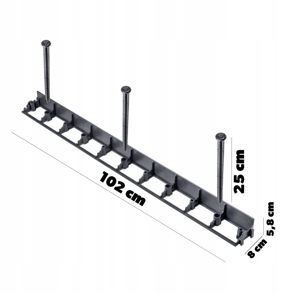 Obrzeże Trawnikowe Ogrodowe Border 5,8cm   3 Kotwy