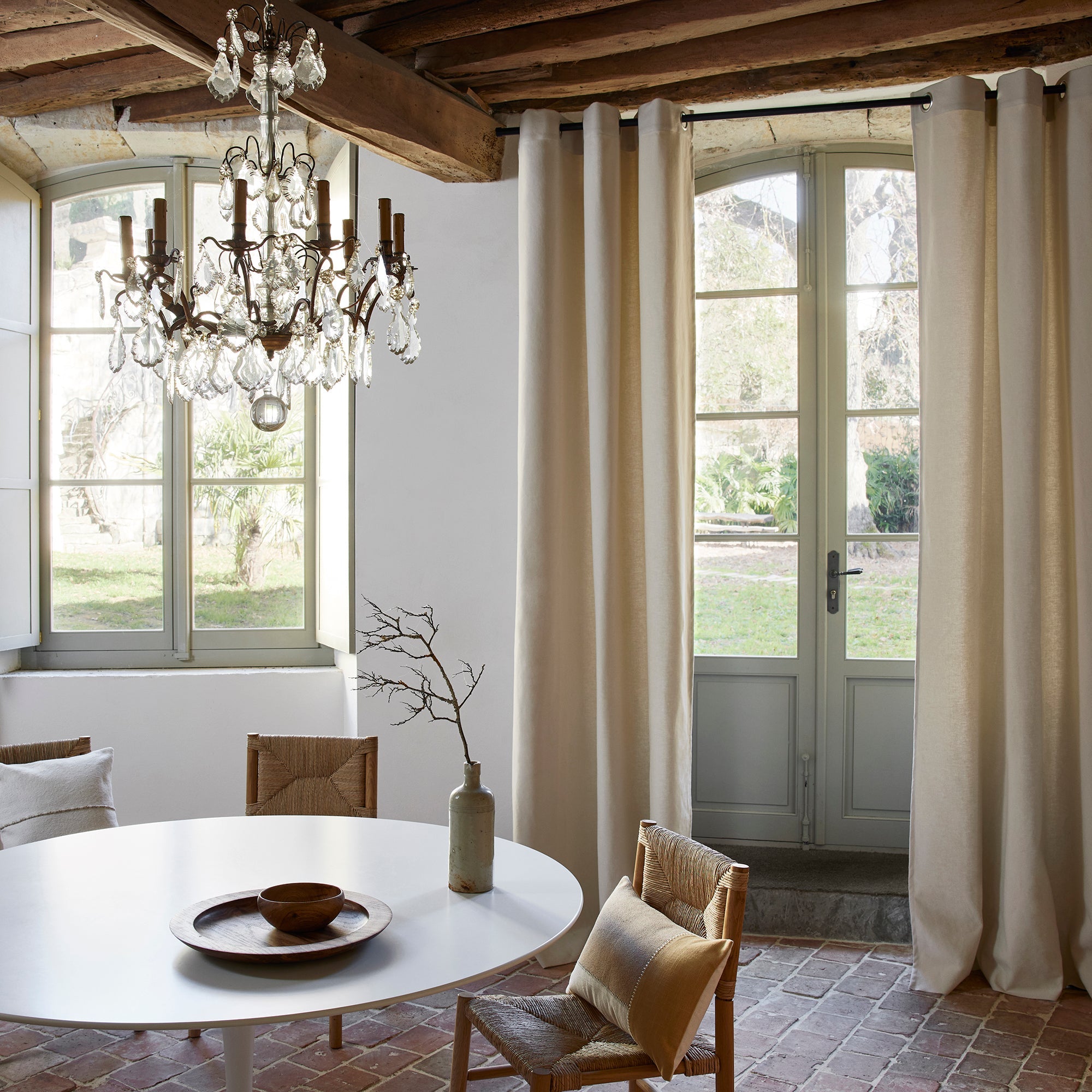 Madura Gordijn Cleofil licht zand 145x270 cm