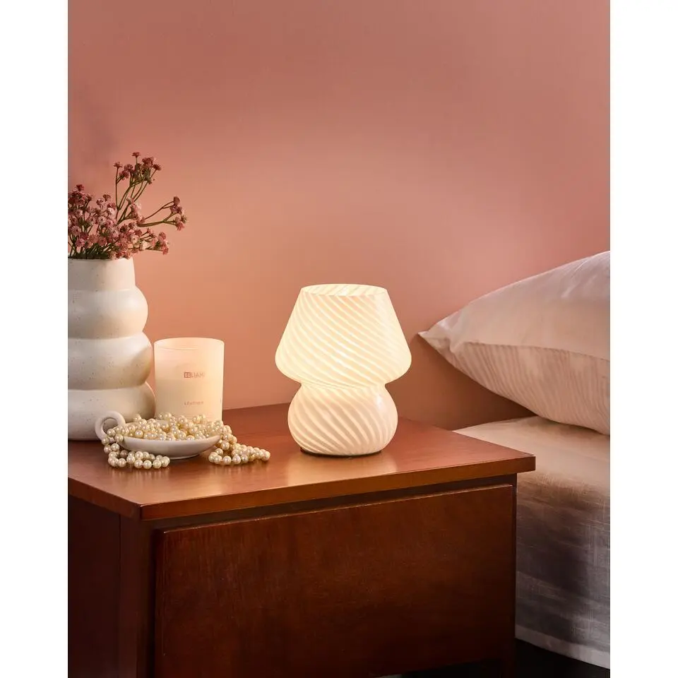 LOBO - Tafellamp - Wit - Glas