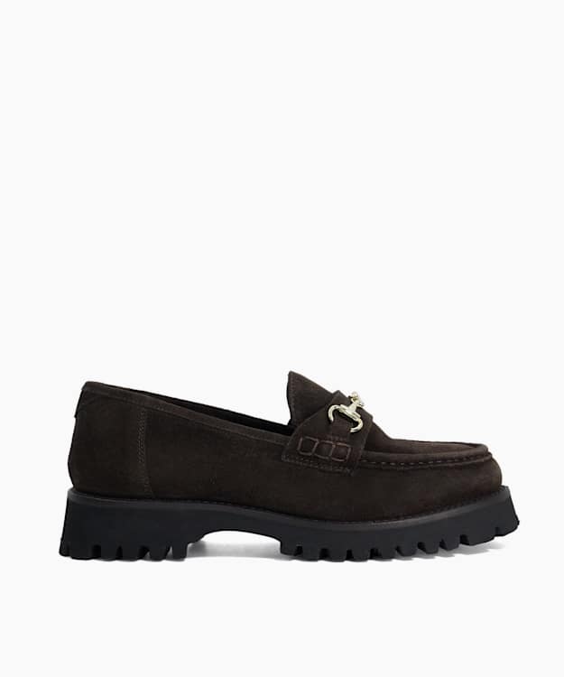 Grissini Brown - Suede Slip-On Loafers