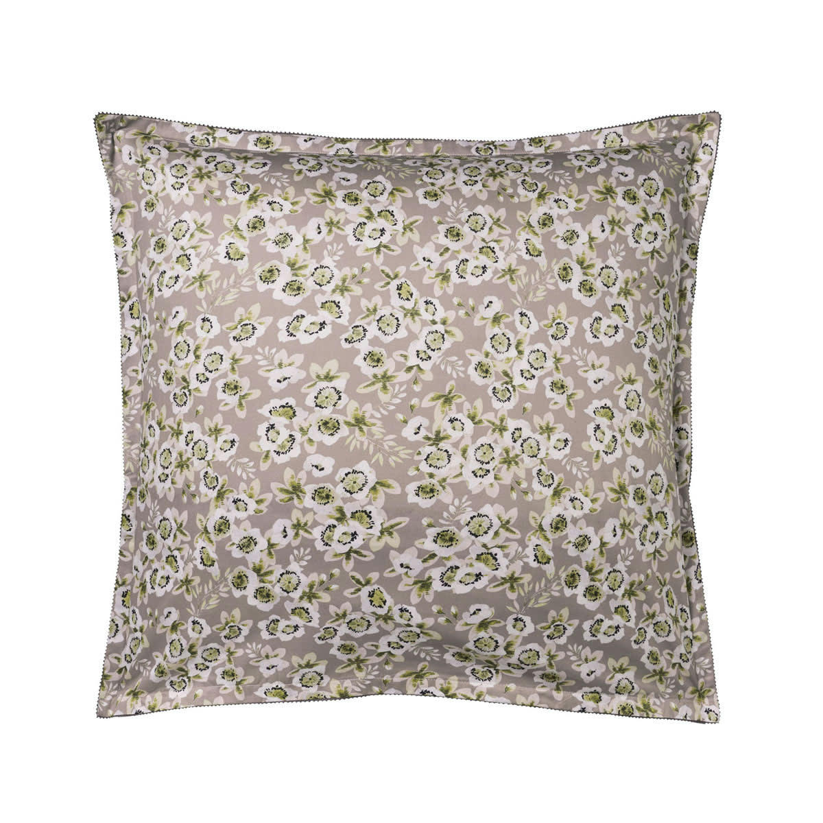 BLOSSOM - Taie d'oreiller en satin de coton rose 50x75