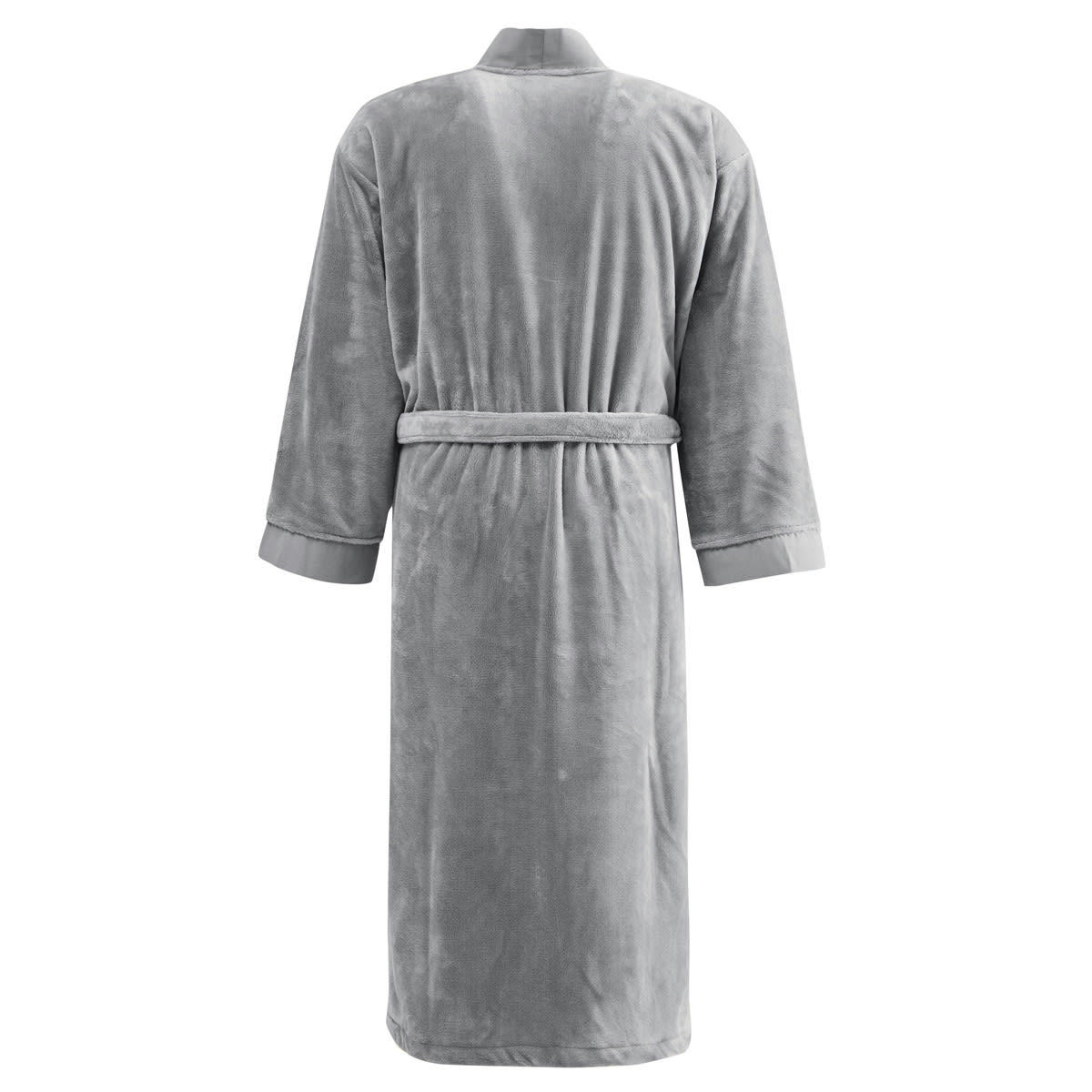 LAHTI - Peignoir kimono mixte polaire chaud  gris perle S