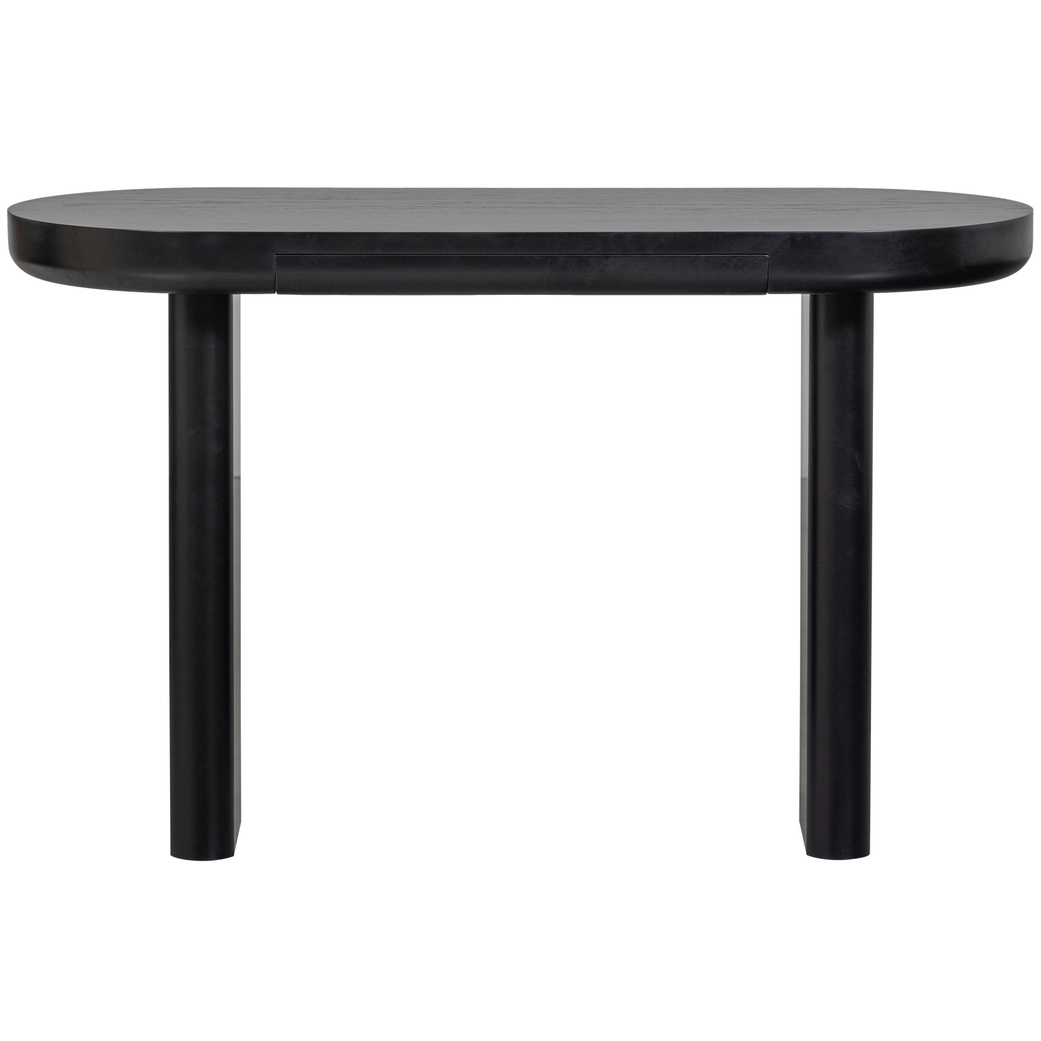 WOOOD bureau/sidetable Mae - Fineer - Zwart - 75x120x50