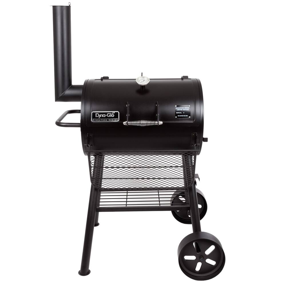 Dyna-Glo Signature Series DGSS443CB-D Heavy Duty Compact Barrel Charcoal BBQ Grill