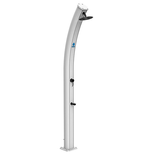 Douche Solaire Exterieure En Aluminium Blanc Sined Dafne White Shower