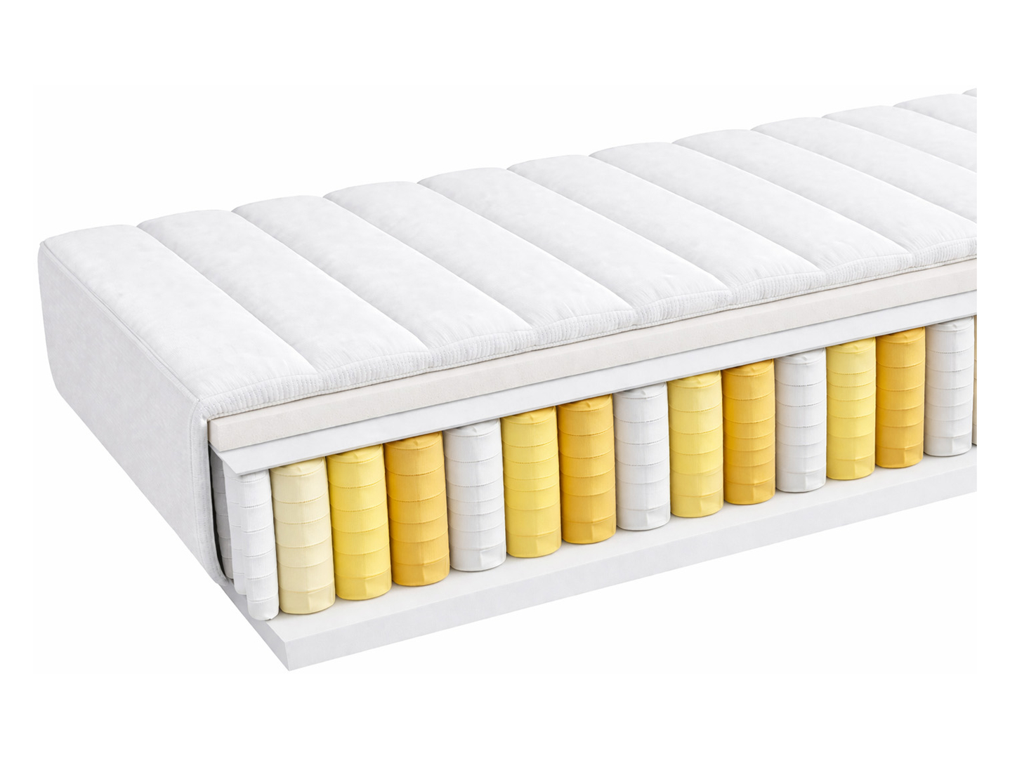 Materac sprężynowy kieszeniowy Simplo 90x200 H2