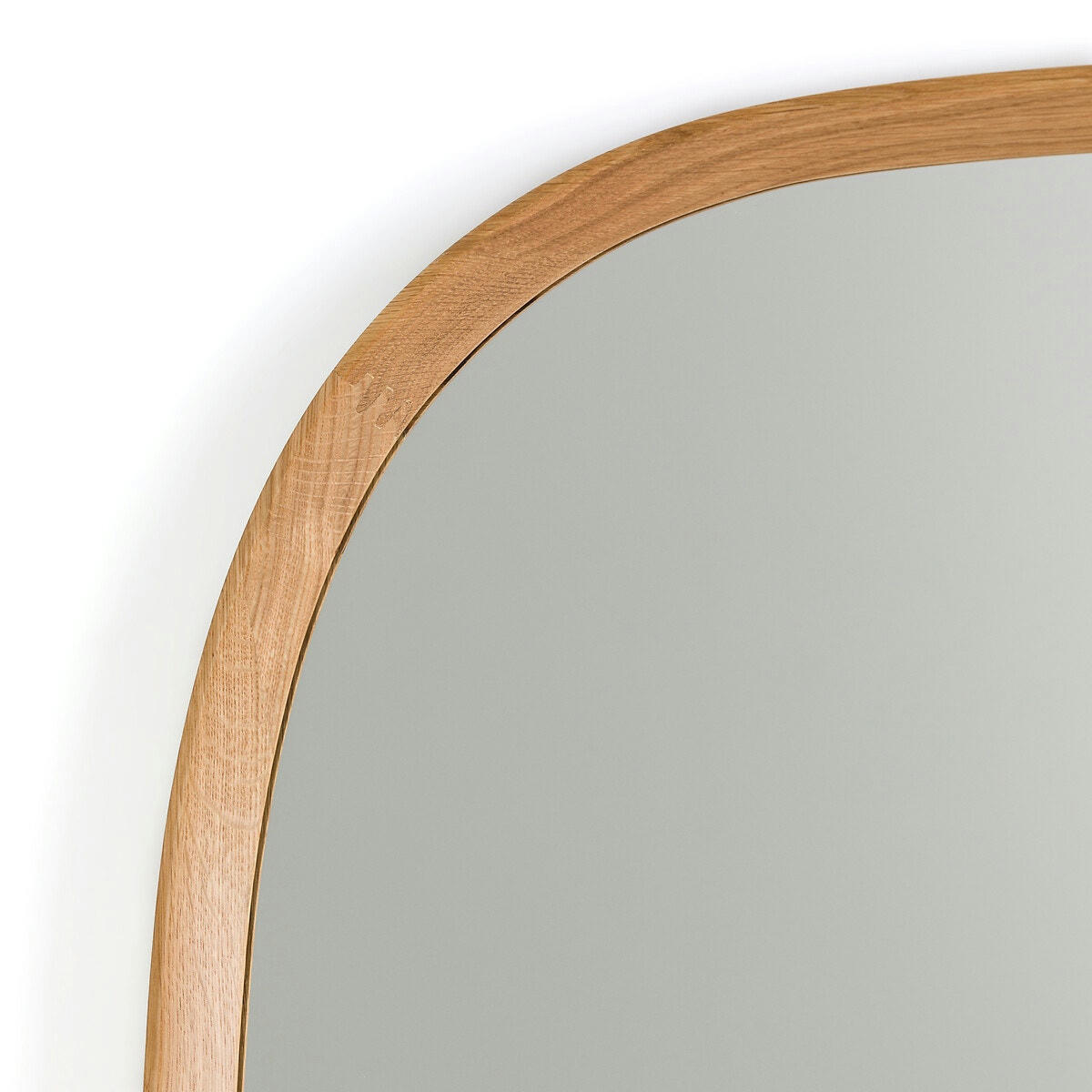 Miroir organique chêne massif, H80cm, Orion